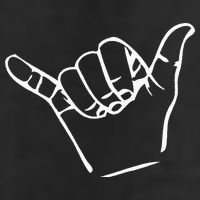 Shaka Sign Good Vibes Retro Hang Loose 15oz Campfire Ceramic Mug