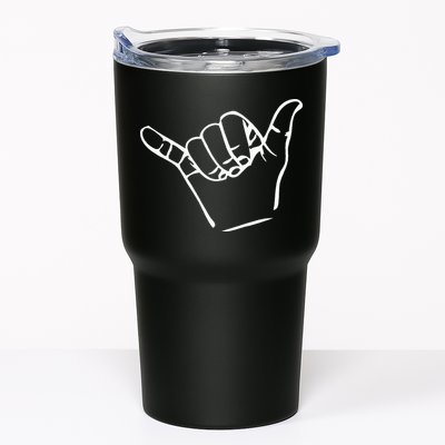 Shaka Sign Good Vibes Retro Hang Loose Tumbler