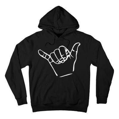 Shaka Sign Good Vibes Retro Hang Loose Tall Hoodie