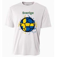 Sverige Soccer Gift Funny Cooling Performance Crew T-Shirt