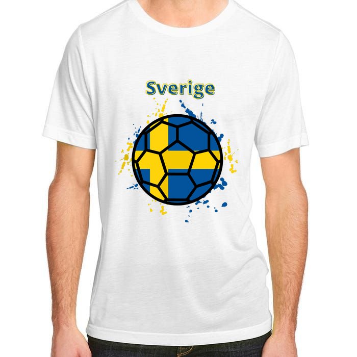 Sverige Soccer Gift Funny Adult ChromaSoft Performance T-Shirt