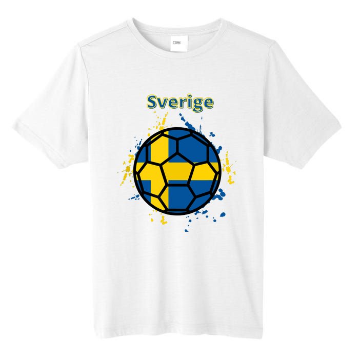 Sverige Soccer Gift Funny Tall Fusion ChromaSoft Performance T-Shirt