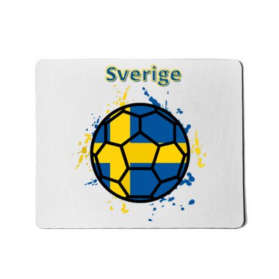 Sverige Soccer Gift Funny Mousepad