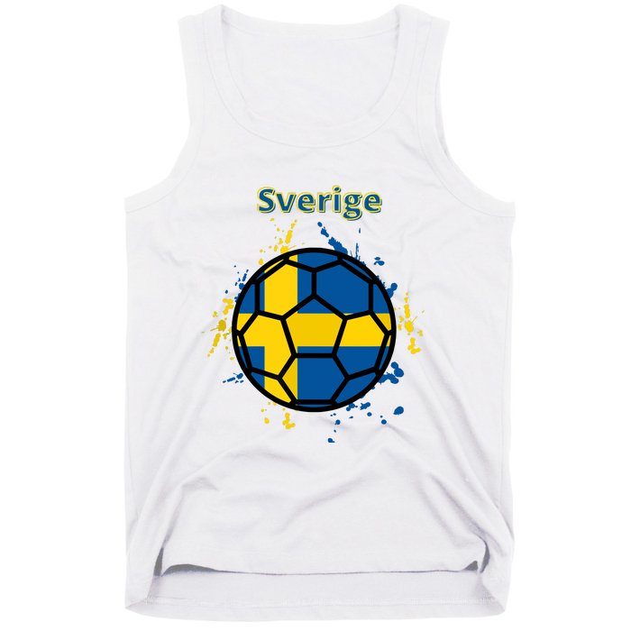 Sverige Soccer Gift Funny Tank Top