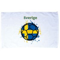 Sverige Soccer Gift Funny Microfiber Hand Towel