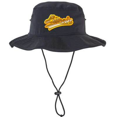 Sporty Style Gold Bitcoin Bucket Hat