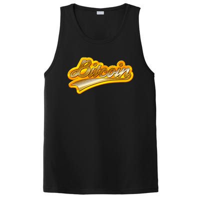 Sporty Style Gold Bitcoin PosiCharge Competitor Tank