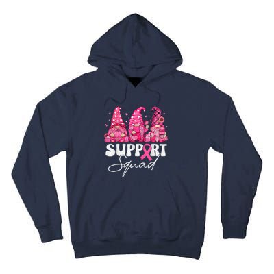 Support Squad Gnome Pink Breast Cancer Awareness Tall Hoodie