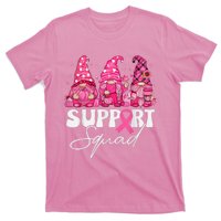 Support Squad Gnome Pink Breast Cancer Awareness T-Shirt