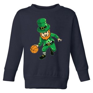 Shenanigans Squad Gnomes Shamrock Happy St Patrick's Day Toddler Sweatshirt