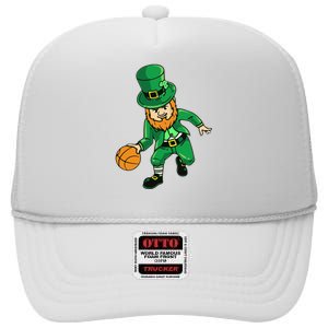 Shenanigans Squad Gnomes Shamrock Happy St Patrick's Day High Crown Mesh Back Trucker Hat