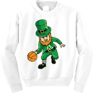 Shenanigans Squad Gnomes Shamrock Happy St Patrick's Day Kids Sweatshirt