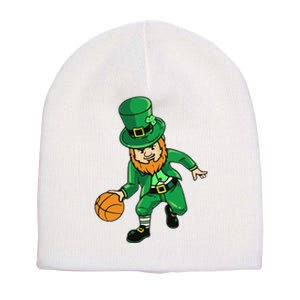 Shenanigans Squad Gnomes Shamrock Happy St Patrick's Day Short Acrylic Beanie