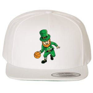 Shenanigans Squad Gnomes Shamrock Happy St Patrick's Day Wool Snapback Cap