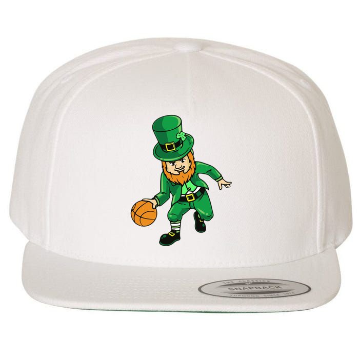 Shenanigans Squad Gnomes Shamrock Happy St Patrick's Day Wool Snapback Cap