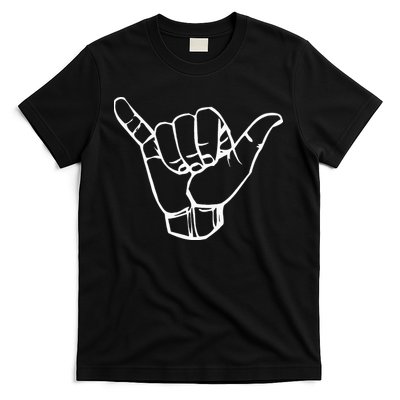 Shaka Sign Good Vibes Hang Loose Aloha Hawaiian Greeting T-Shirt