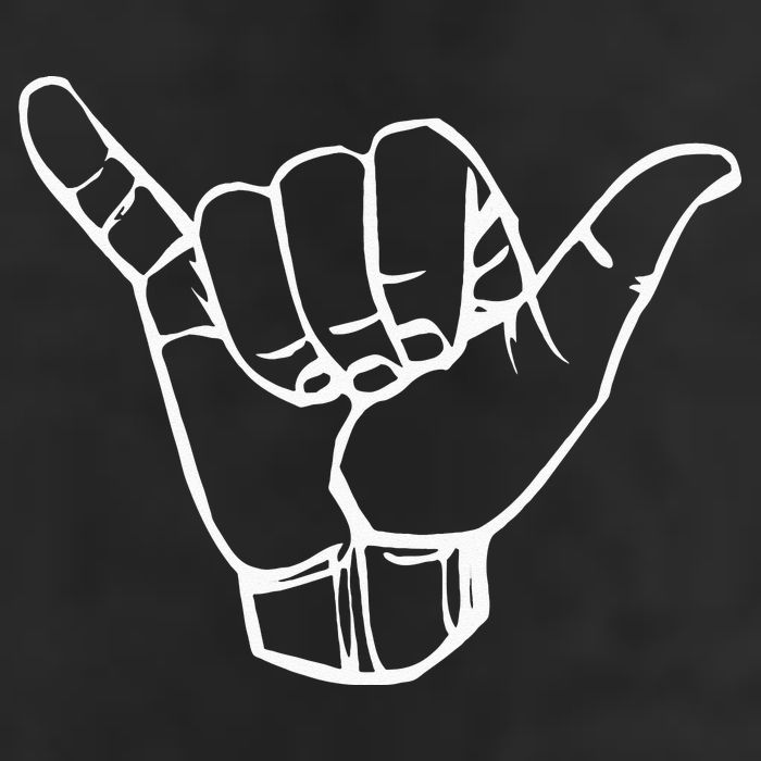 Shaka Sign Good Vibes Hang Loose Aloha Hawaiian Greeting Beanie
