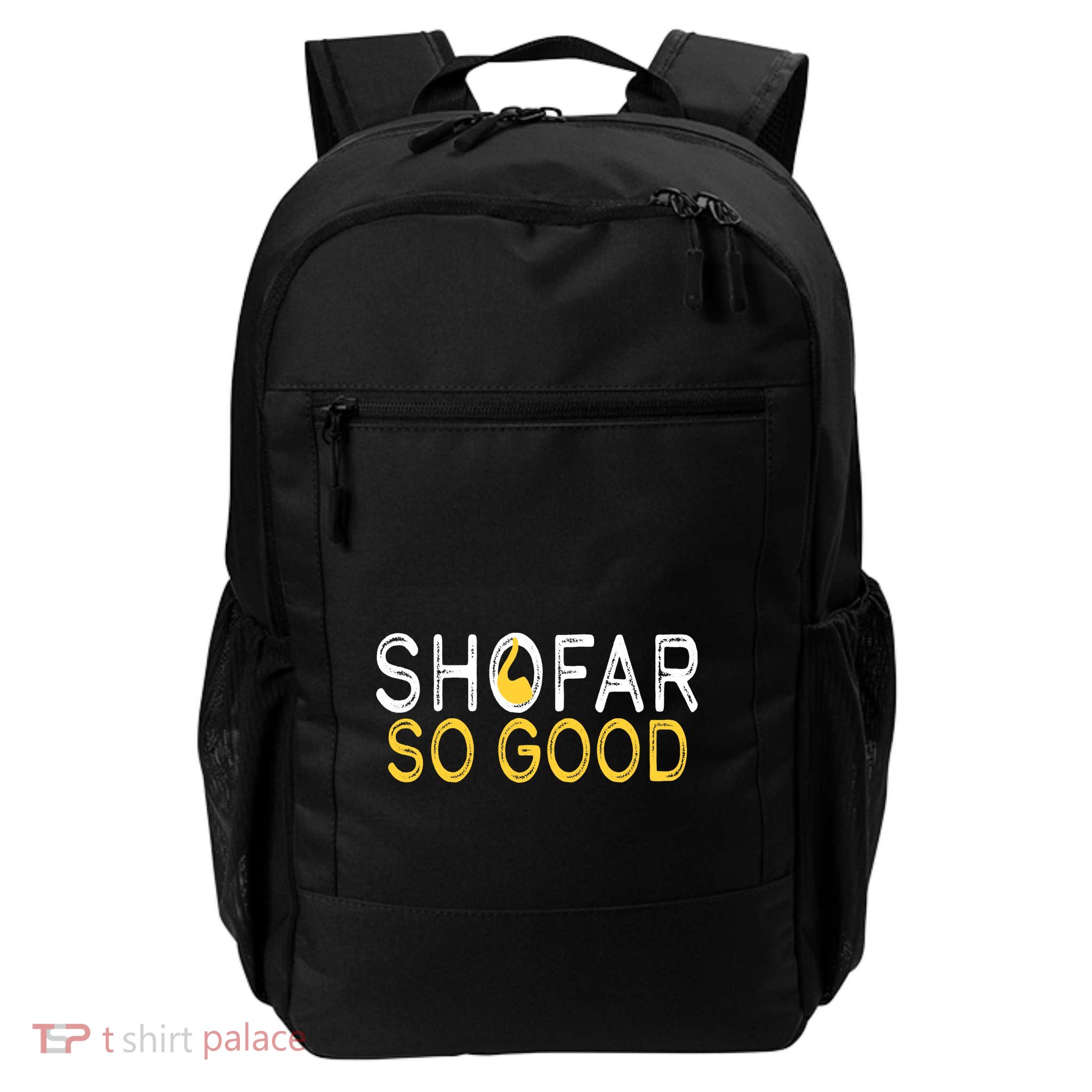 Shofar So Good Jewish New Year Shana Tova Hanukkah Daily Commute Backpack