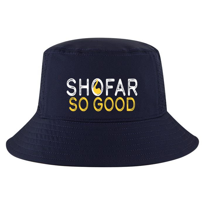 Shofar So Good Jewish New Year Shana Tova Hanukkah Cool Comfort Performance Bucket Hat