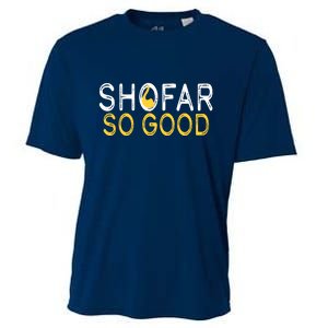 Shofar So Good Jewish New Year Shana Tova Hanukkah Cooling Performance Crew T-Shirt