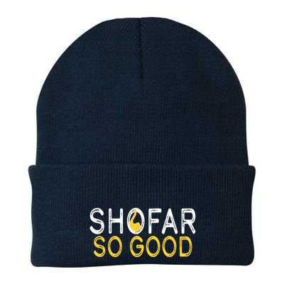 Shofar So Good Jewish New Year Shana Tova Hanukkah Knit Cap Winter Beanie