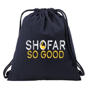 Shofar So Good Jewish New Year Shana Tova Hanukkah Drawstring Bag