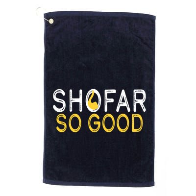 Shofar So Good Jewish New Year Shana Tova Hanukkah Golf Towel