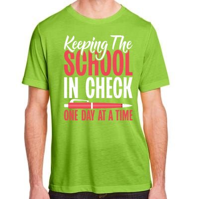 School Secretary Gifts Funny Adult ChromaSoft Performance T-Shirt