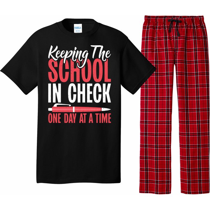 School Secretary Gifts Funny Pajama Set