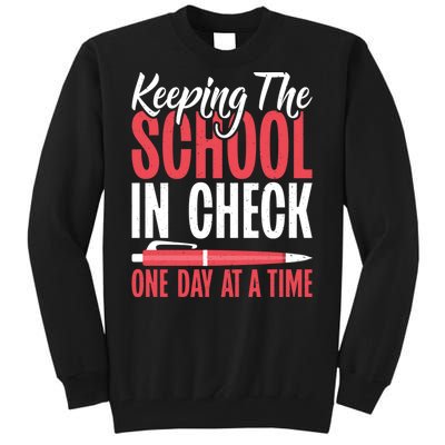 School Secretary Gifts Funny Tall Sweatshirt