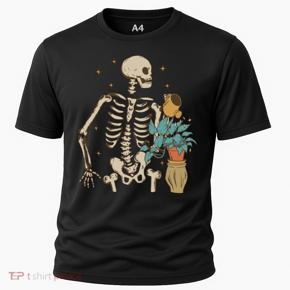 Skeleton Spring Garden Plant Performance Shirt