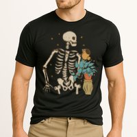 Skeleton Spring Garden Plant Cooling Performance Crew T-Shirt