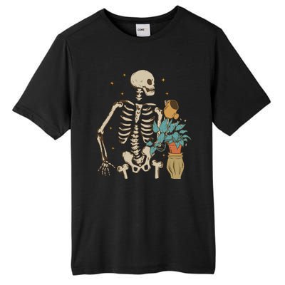 Skeleton Spring Garden Plant Tall Fusion ChromaSoft Performance T-Shirt