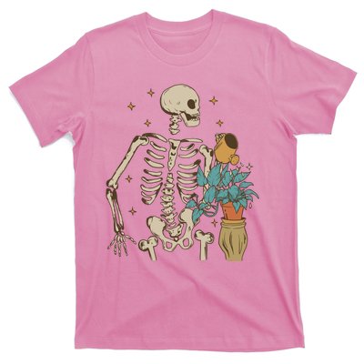 Skeleton Spring Garden Plant T-Shirt