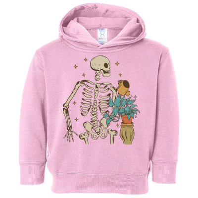 Skeleton Spring Garden Plant Toddler Hoodie