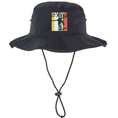 Skate Skateboarder Gift Skateboard Retro Bucket Hat