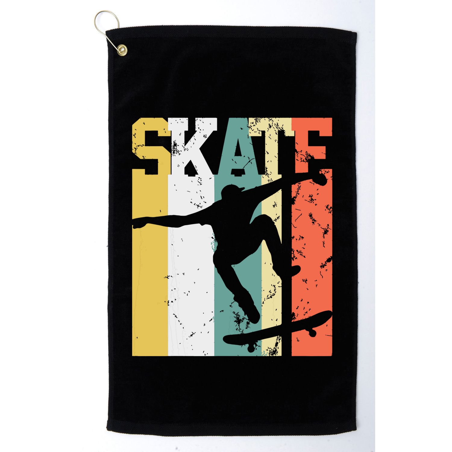 Skate Skateboarder Gift Skateboard Retro Golf Towel
