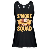 Smore Squad Groovy Smore Chocolate Marshmallow Camping Team Ladies Essential Flowy Tank