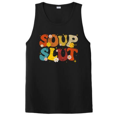 Soup Slut Groovy Sarcastic Funny Saying Christmas PosiCharge Competitor Tank