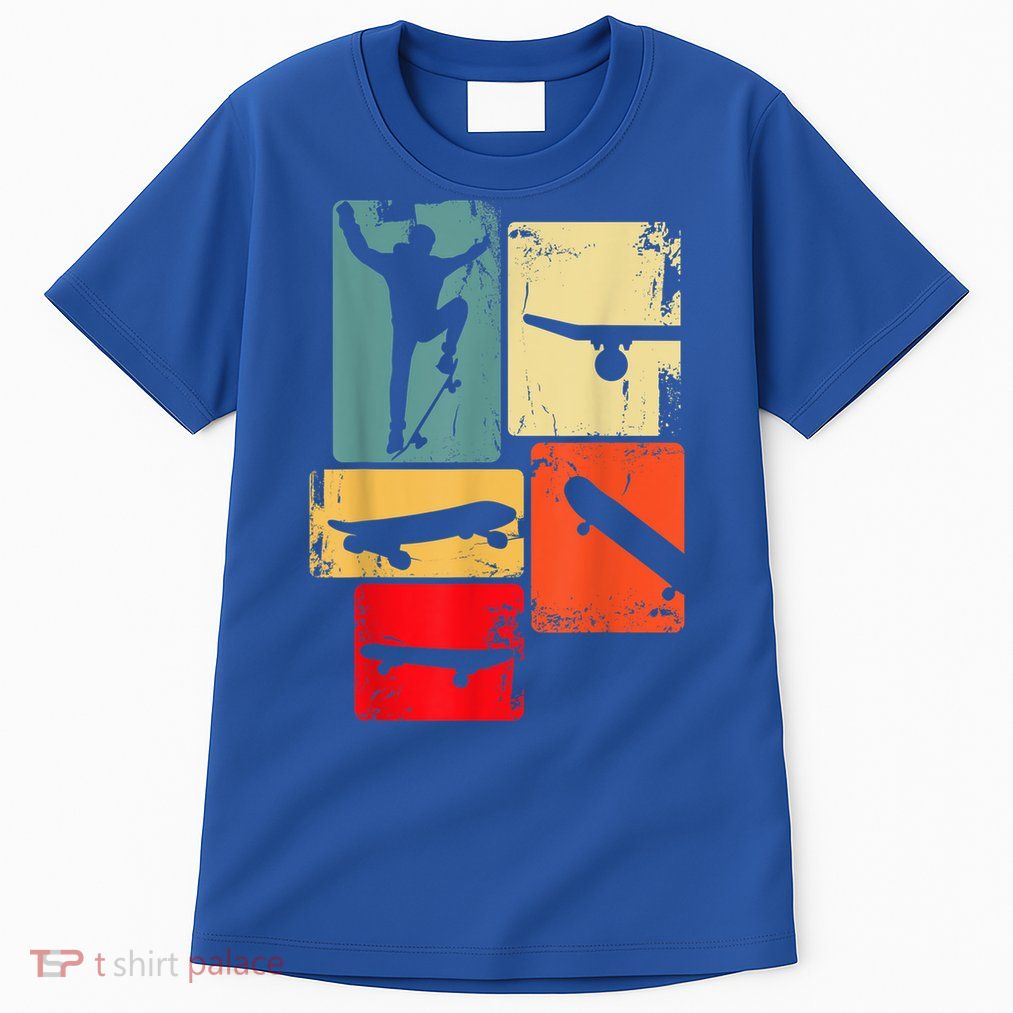Skater Skateboarder Gift Retro Skateboard Tall T-Shirt