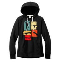 Skater Skateboarder Gift Retro Skateboard Gift For Boys Youth Gift Women's Fleece Hoodie