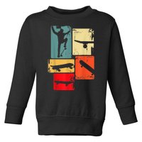 Skater Skateboarder Gift Retro Skateboard Gift For Boys Youth Gift Toddler Sweatshirt