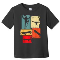 Skater Skateboarder Gift Retro Skateboard Gift For Boys Youth Gift Toddler T-Shirt