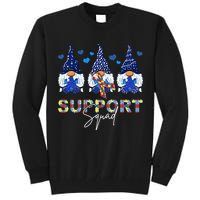 Support Squad Gnome Autism Awareness Month Tall Sweatshirt