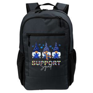 Support Squad Gnome Autism Awareness Month Daily Commute Backpack