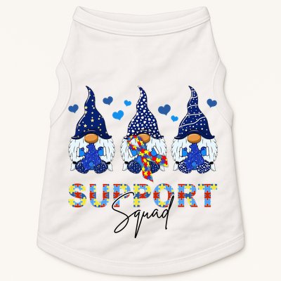 Support Squad Gnome Autism Awareness Month Doggie Tank