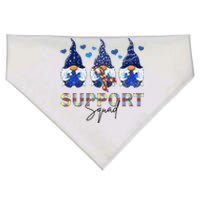 Support Squad Gnome Autism Awareness Month USA-Made Doggie Bandana