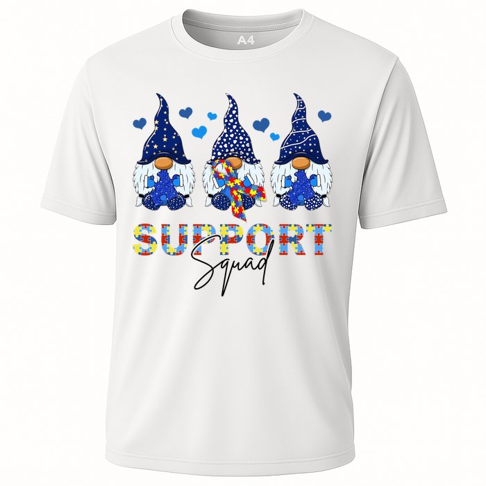Support Squad Gnome Autism Awareness Month Performance Shirt