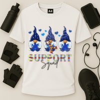 Support Squad Gnome Autism Awareness Month Performance Shirt