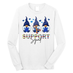 Support Squad Gnome Autism Awareness Month Long Sleeve Shirt